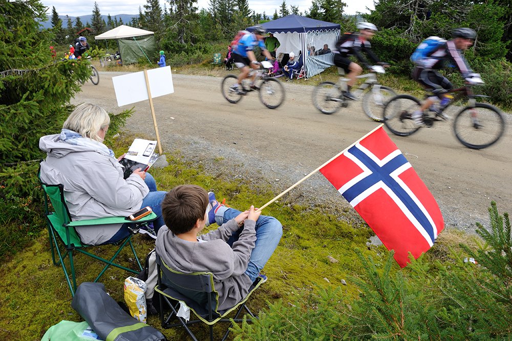 Mountain biking norway