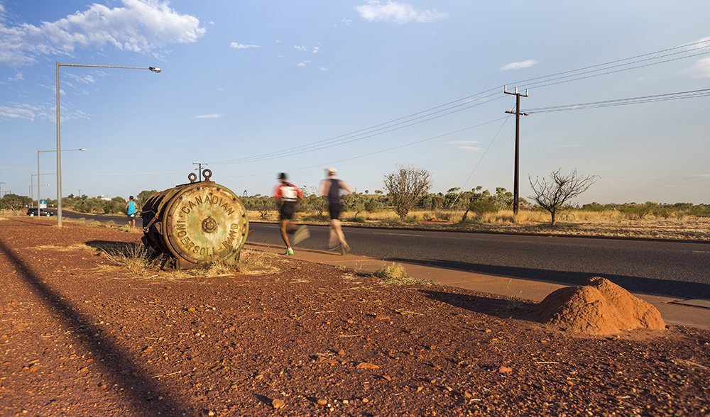 Relics, such as this old machinery along Peko Road.