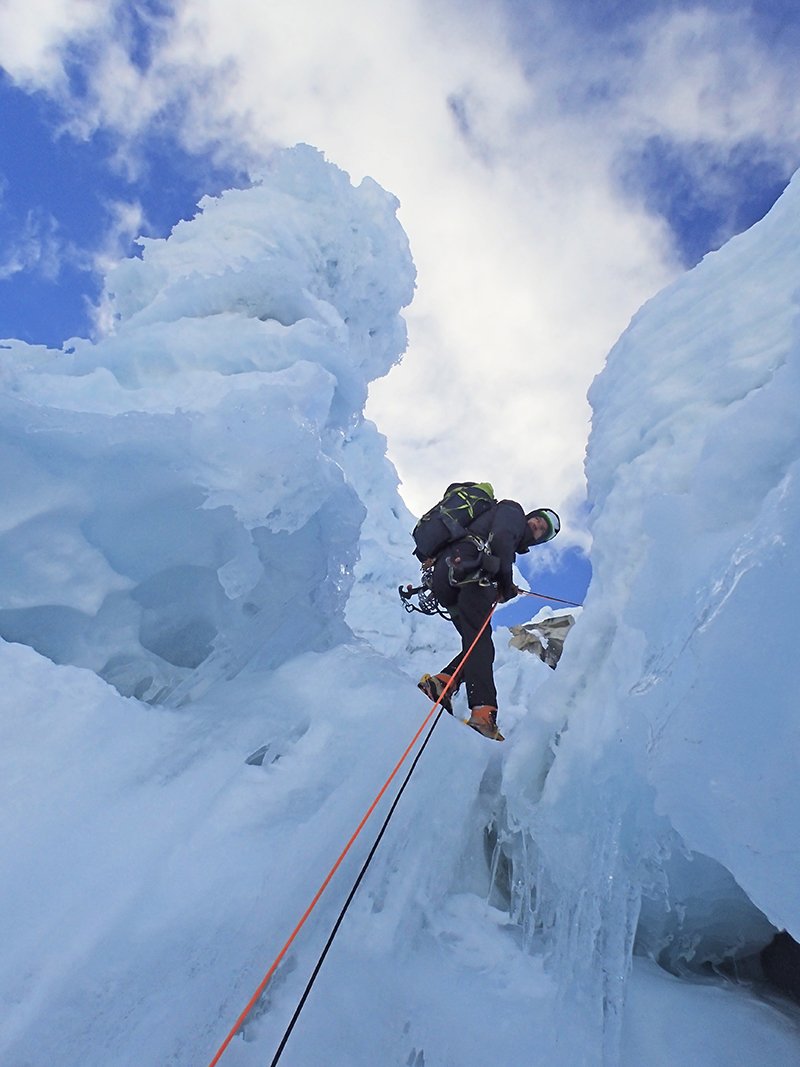 ice climbing