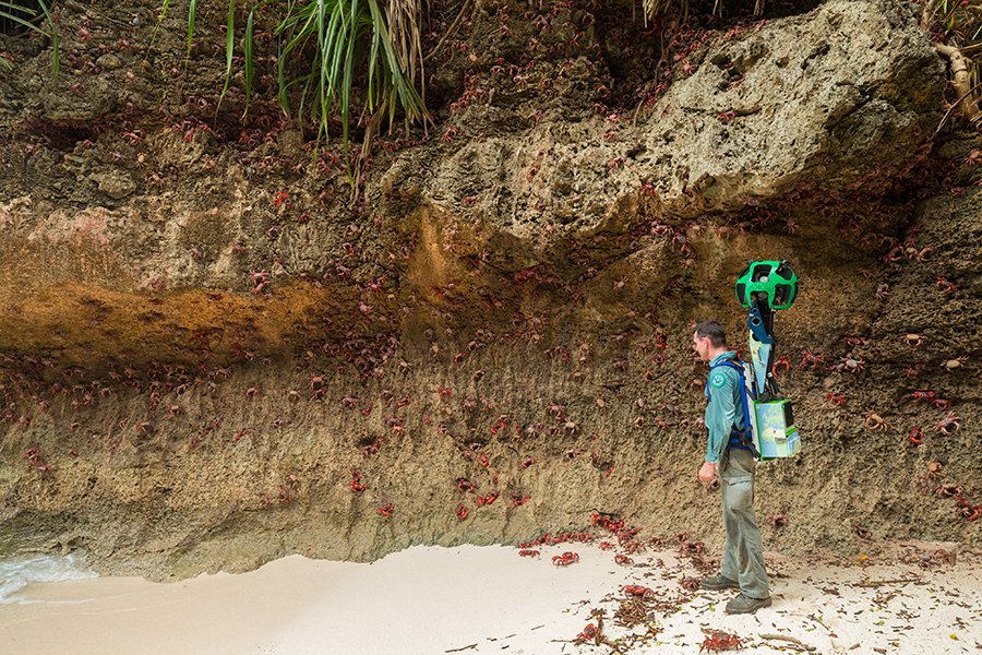 You can now explore Christmas Island via Google Earth and Street View ...