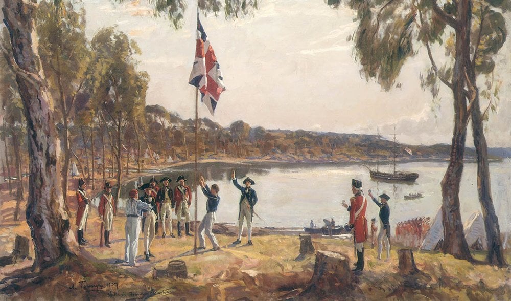 Who came from Great Britain to Australia on 26 January 1788?