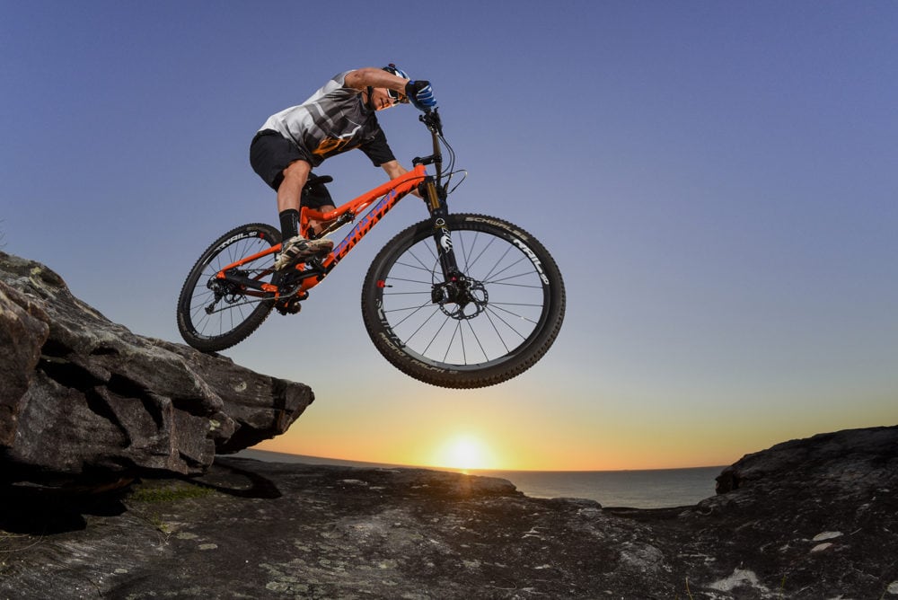 extreme mountain biking