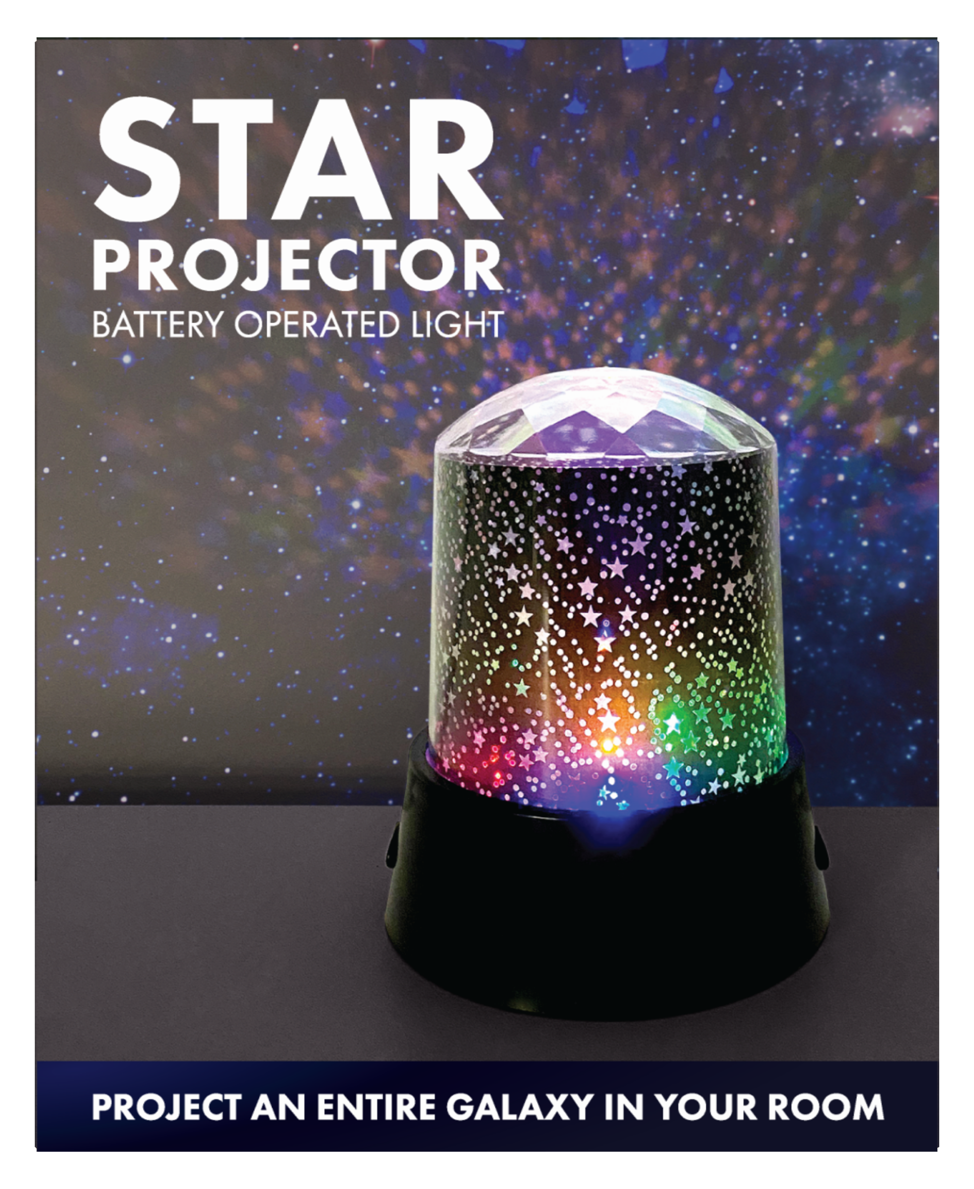 battery operated star projector