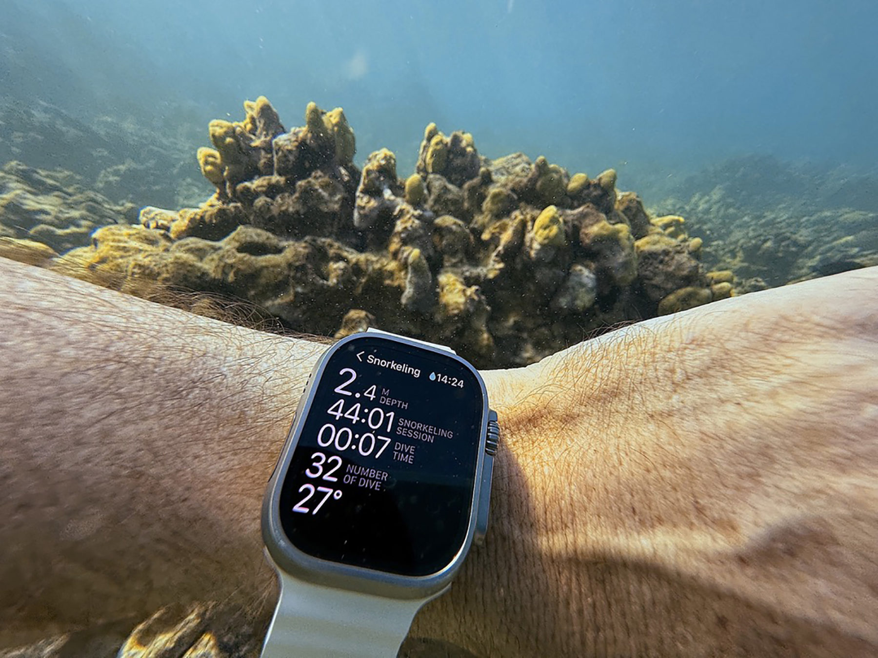 Apple on sale watch snorkeling