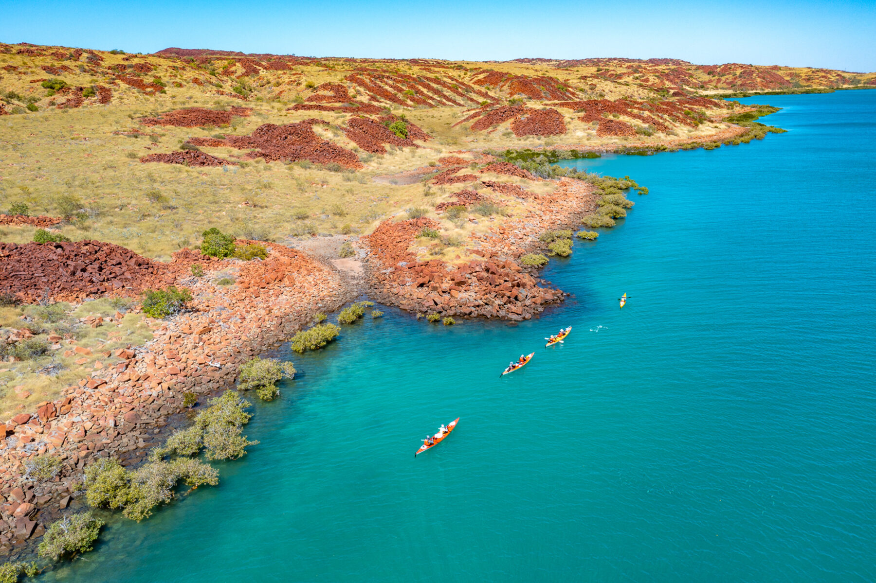 Paddling with petroglyphs: Kayaking in Murujuga National Park, WA