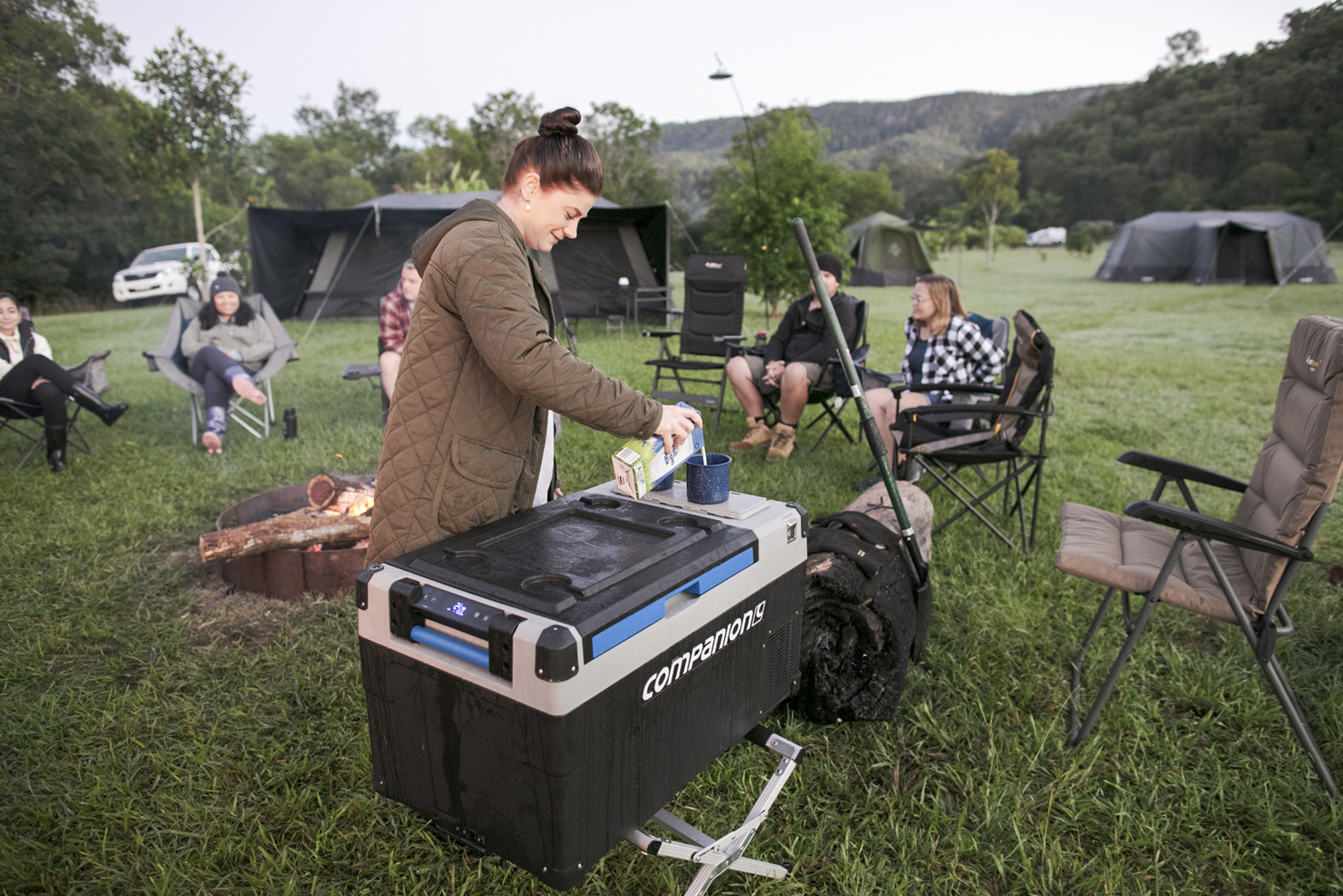 Image for article: Chilling at your campsite: A guide to portable fridges