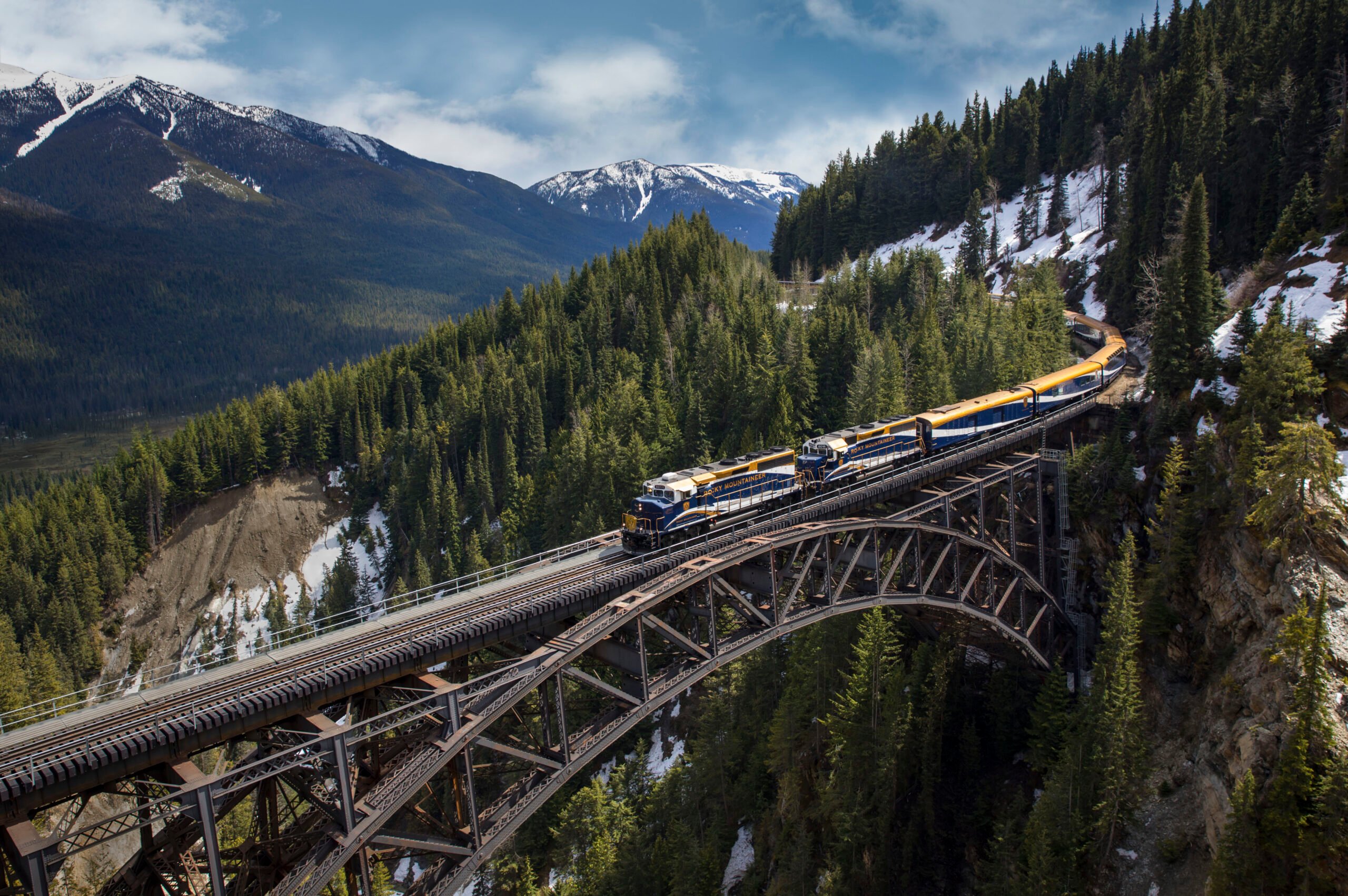 Luxury on the rails in the Canadian Rockies