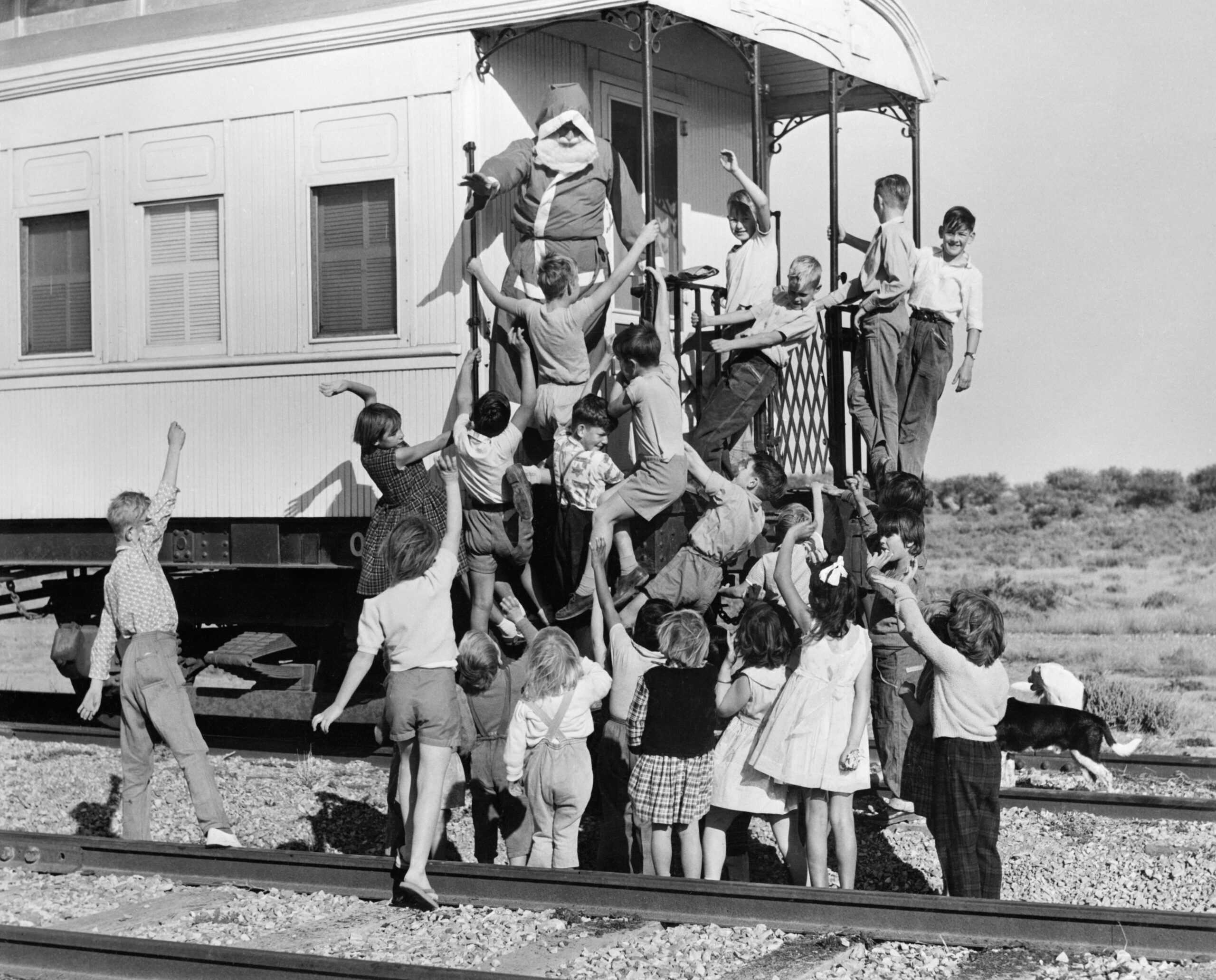 Image for article: When Santa rode the railway